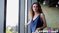 Stunning teen Yana West revealed hot naked body during posing for the Playboy